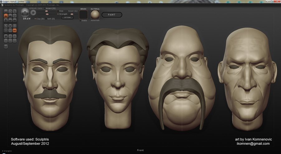 Character heads